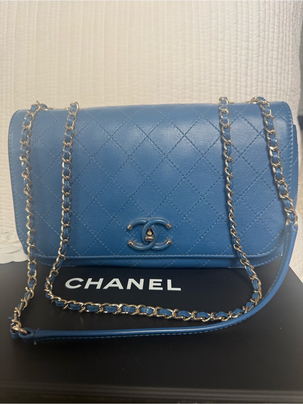 CHANEL Spring/Summer 2019 Flap Bag in Royal/Cobalt Blue